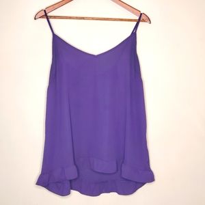 JOE FRESH Womens Tank with Flowing Bottom
